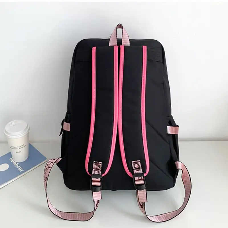 Sanrioed Kuromi Anime niedlichen großen Kapazität Rucksack Schult aschen Student Cartoon Reise Umhängetasche Geburtstags geschenk für Freund