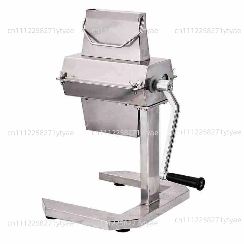 Heavy-Duty Commercial Manual Meat Tenderizer Machine - Stainless Steel Kitchen Appliance for Enhanced Beef Texture