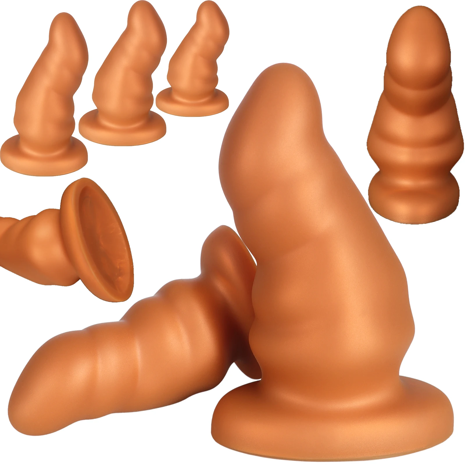 Large Butt Plug Silicone Anal Plug With Suction Cup Dildo Anus Stimulation Masturbator Anal Dilator Adult Toys Sex Toys Sex Shop