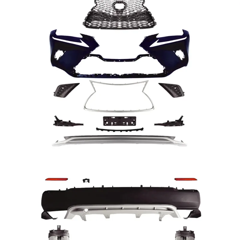 

Auto Parts Front Bumper Assy NX 2015-2017 Upgrade to Sport 2018+ High Quality Body Kit Car Bumper Grill Full Kits