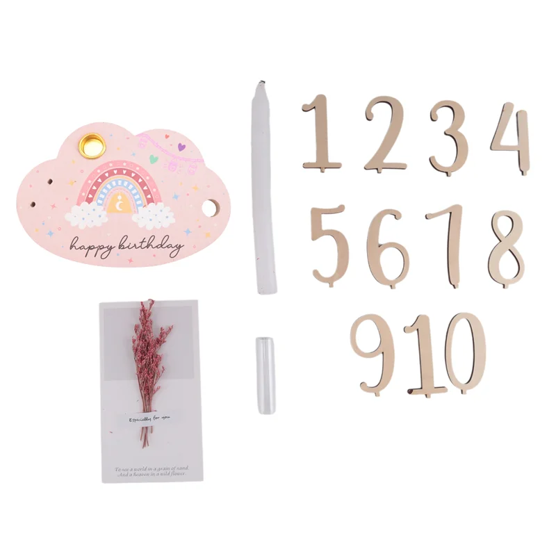 

A13E-Baby Milestone номер мемориальные карты набор для новорожденных деревянные гравированные возрастные аксессуары для фотосъемки подарок на рождение