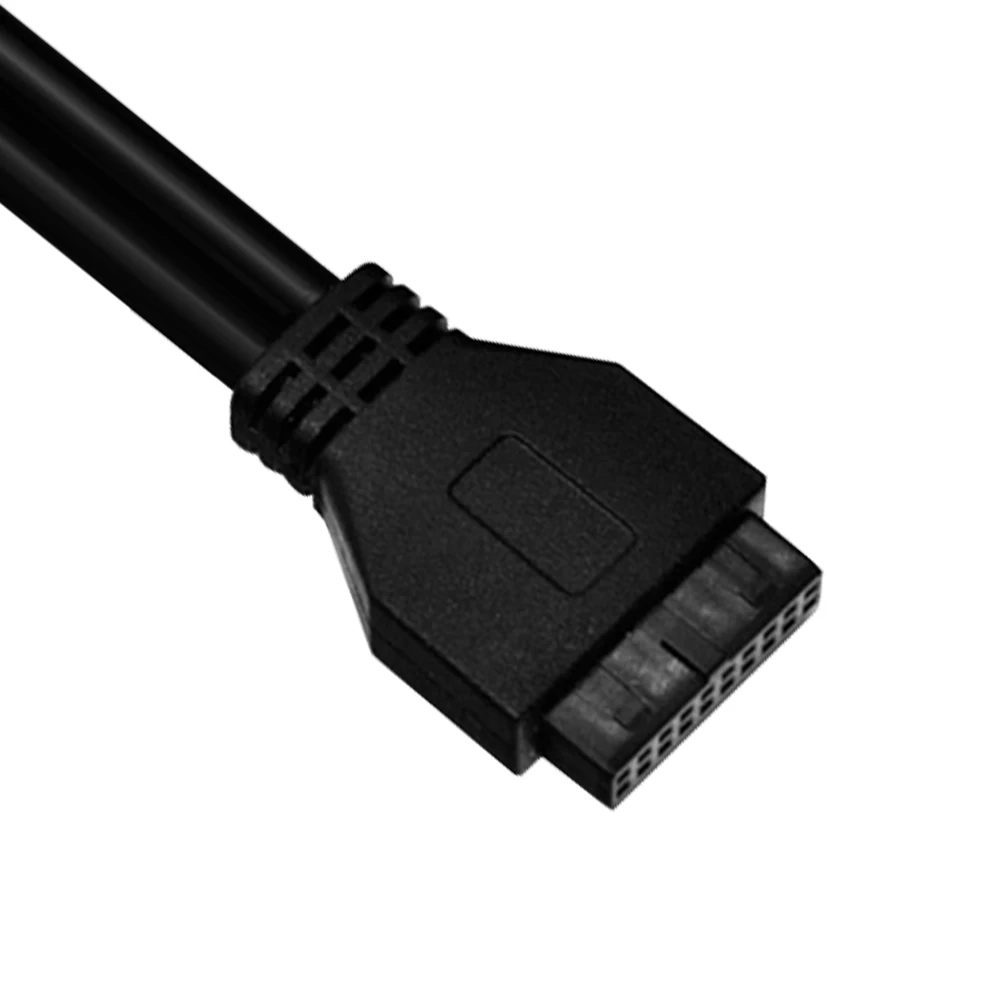 Cabo do painel frontal USB 3.0 com pé fixo USB 3.0 Hub Cabo adaptador da placa-mãe para computador PC