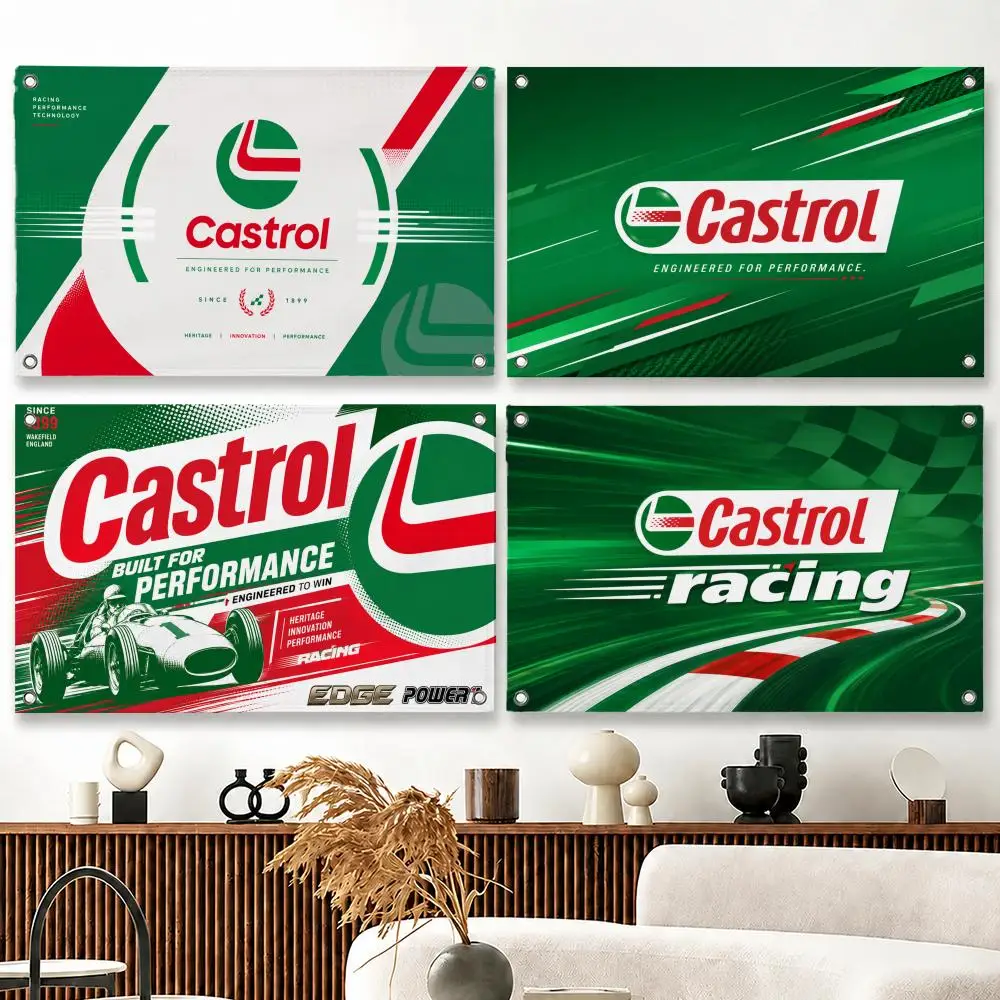 Brand Castrol Flags flag Suitable For Party Club Outdoor Interior Wall Decoration Banner Fans Gift