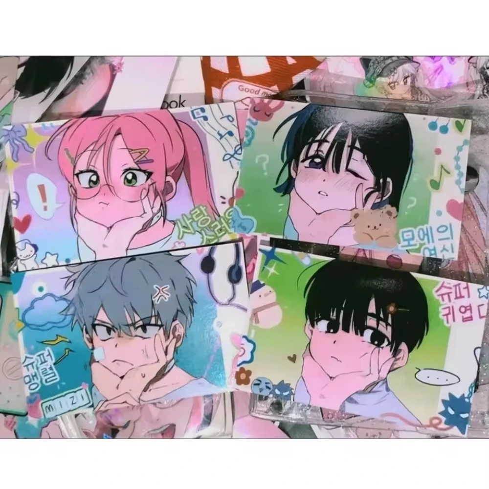 Karty z motywem kosmitów, anime, fotografie, kartki z Ivanem Till, małe kartki, zakładki, 7,6 cm, dla uczniów, dzieci, kolekcja, wodoodporne, zawieszki, na festiwal