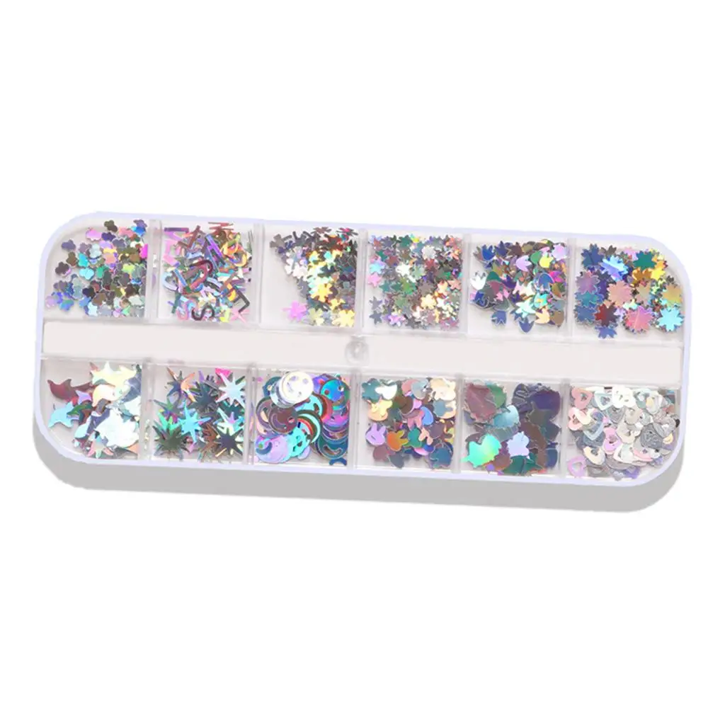 プロのDIYクラフトネイルパレット箔フレークネイルアート用品