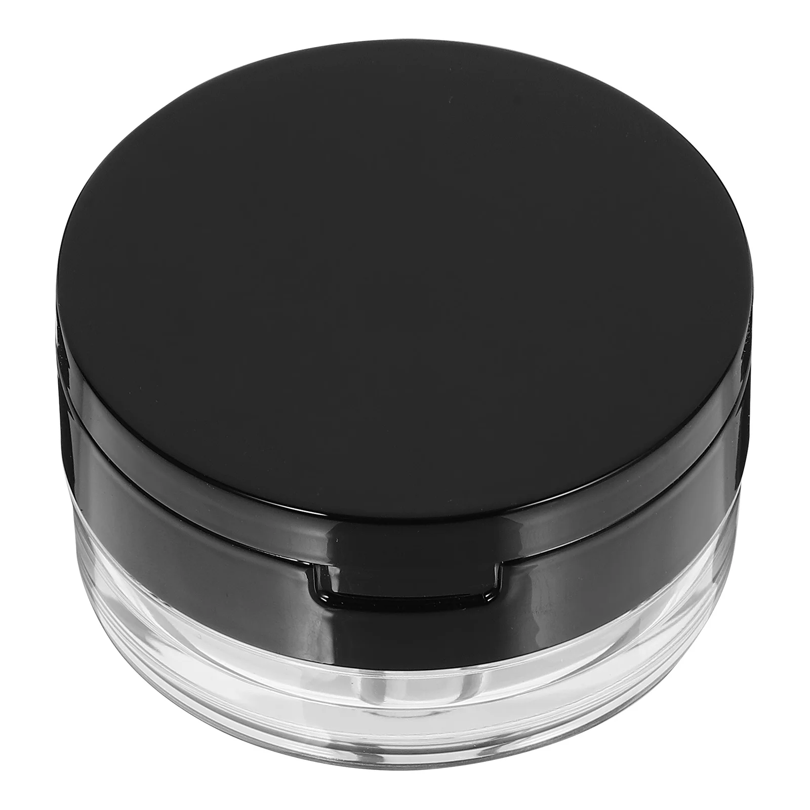 

Empty Loose Powder Box Refillable Plastic Case Portable Travel Makeup Container with Mirror and Puff for Honey Powder