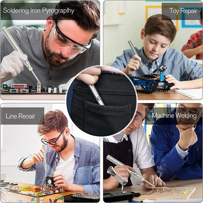 Inventory-Wireless Cordless Soldering Iron Solder Pen Battery Powered,Wireless Charging Welding Tool