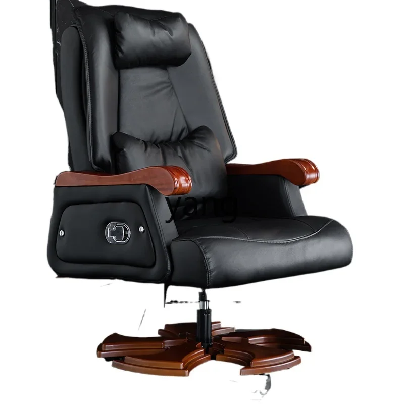 

CX Home Comfort Leisure Leather Office Business Swivel Chair Backrest Comfortable and sedentary