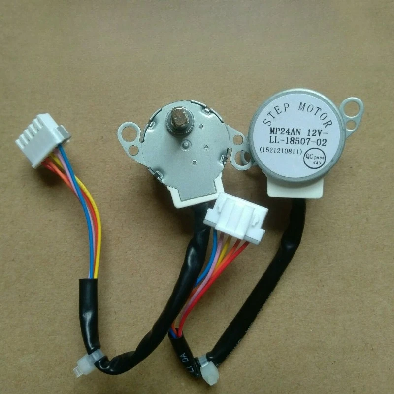 Novo motor de guia de ar para ar condicionado Gree motor de passo MP24AN fio longo 1521210811
