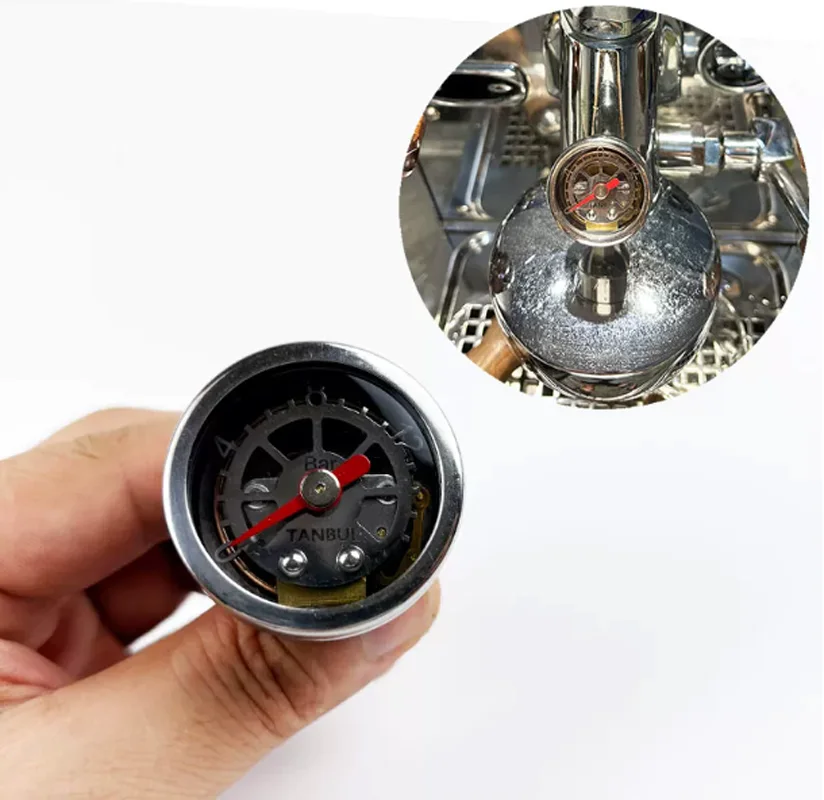 Suitable For E61Semi-automatic Coffee Machine Brewing Head Pressure Gauge Thermometer Modification Accessories 1PC