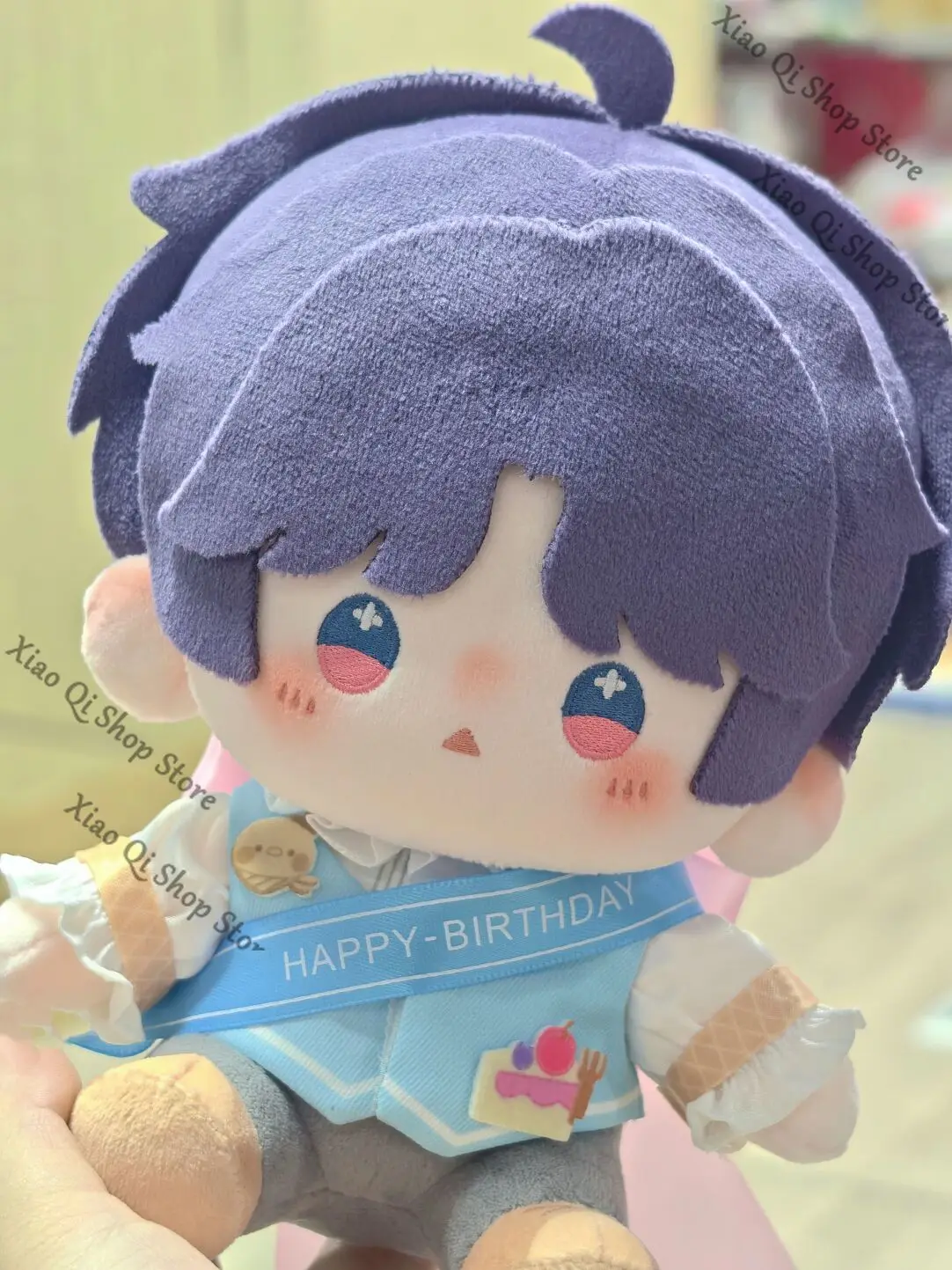 Love and deepspace doujin merch Birthday Limited Edition 18CM sitting posture Cotton Doll - Rafayel collect gift