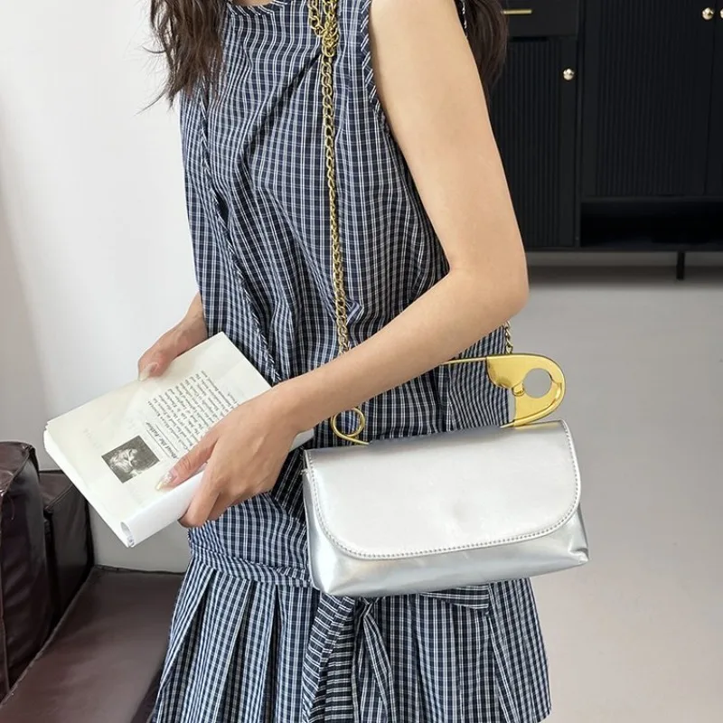 

Luxury Classic Trendy Leather Handbag Ladies High End Casual Simple Vintage Elegant Crossbody Bag