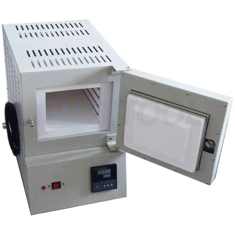 

1000-1200 Celsius High-quality Laboratory Small Electric Furnace / 3kw Enclosed Ceramic Fiber Muffle Furnace