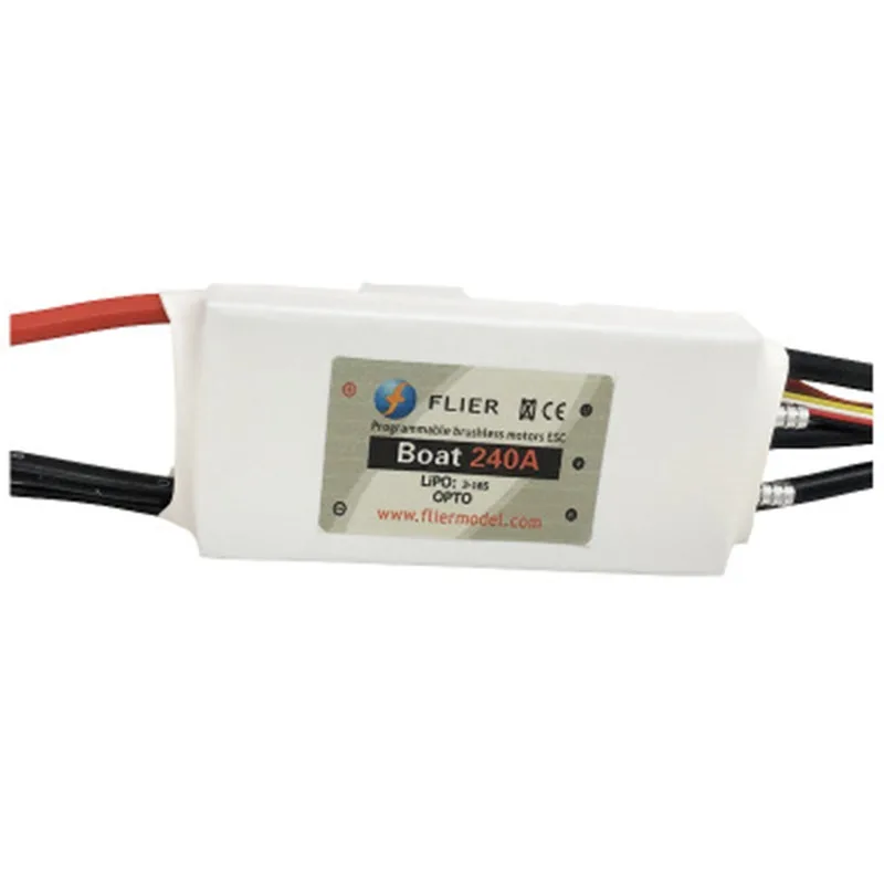 BLDC 240A تبريد المياه ESC FATJAY FLIER 22S وحدة تحكم في سرعة عالية الجهد بدون فرش لقارب RC