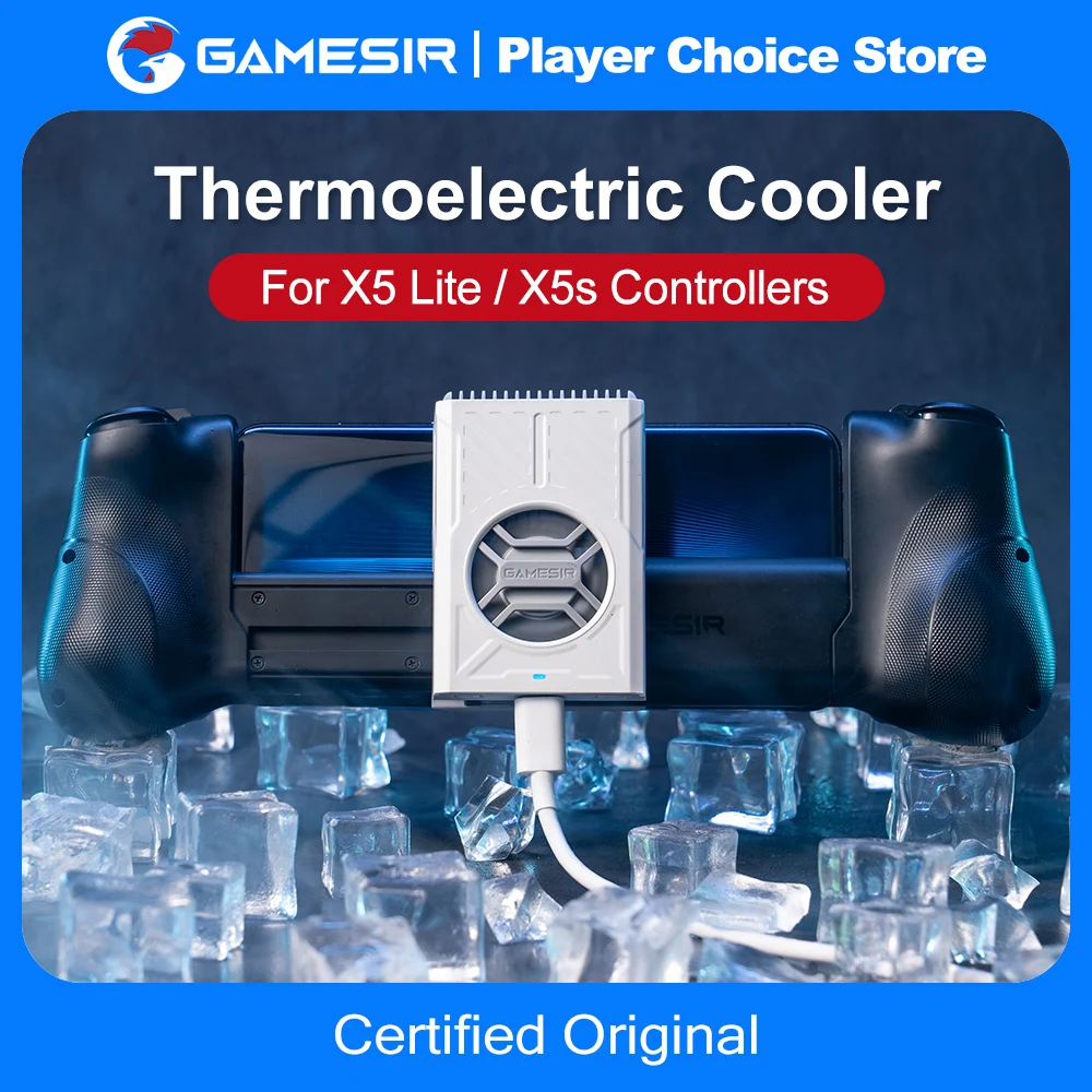 GameSir X5 Lite X5s Gamepads Bluetooth com Cooler Termoelétrico FX5 Lite e Ventilador de Resfriamento, Acessórios para Jogos em Celulares