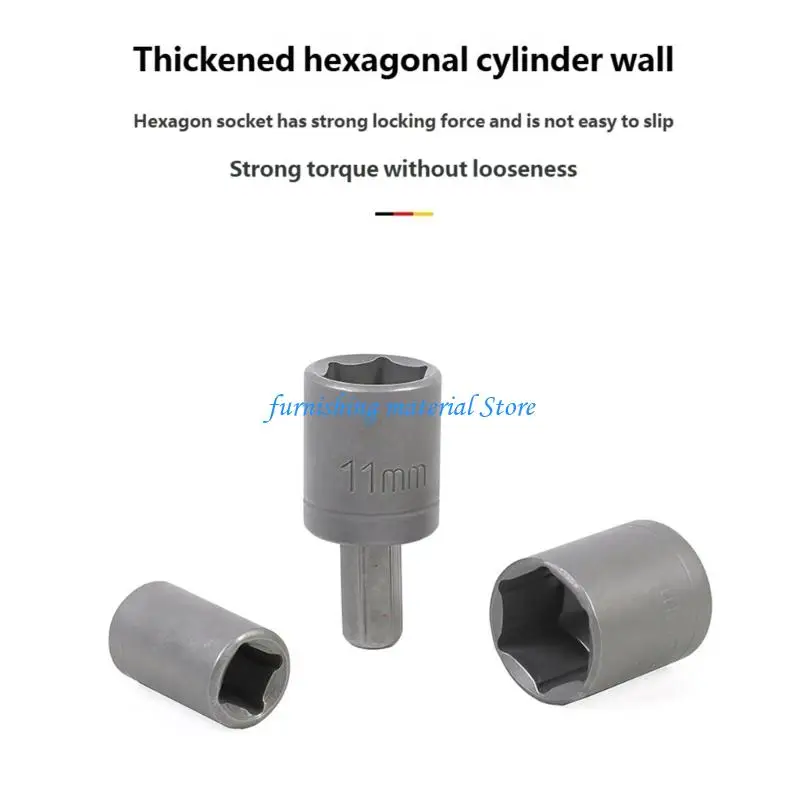 Y5GD 10Pieces Rust Resistant Socket Adapters High Strength Steel Construction