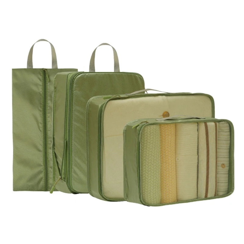 6PCs Compressible Packing Bags Machine Washable Travel Storage