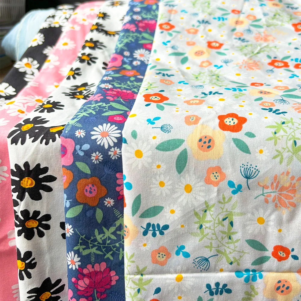 

150 × 50 см хлопок поплин пасторальный цветочный 40S Ткань Свободы для детей Женская швейная одежда Платье Юбки DIY Лоскутное шитье ручной работы