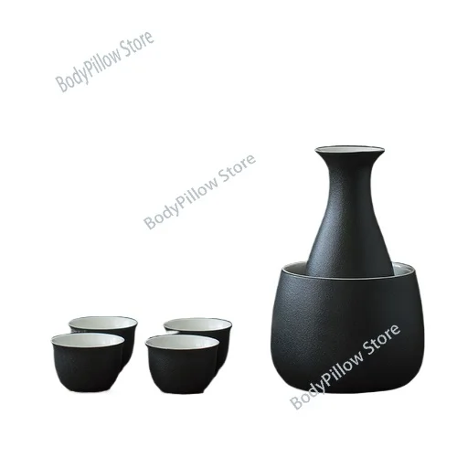 

Restaurant Bar Sake Cup Gift Japanese Alcohol Wine Decanter Set Portable Small Dining Luxury Jogo De Xicaras Tableware