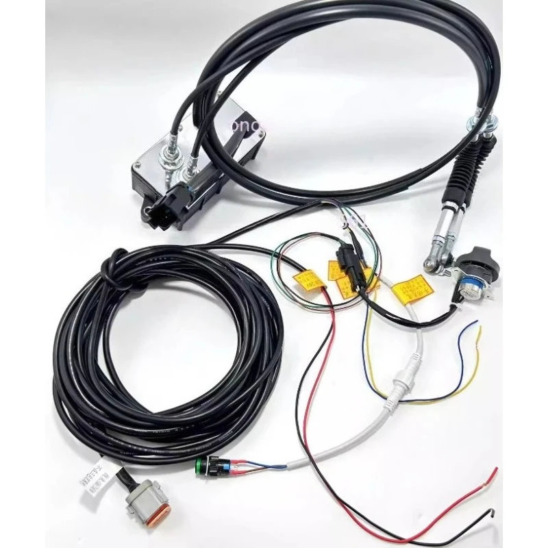 Excavator Universal Throttle Motor Automatic Idle Speed 12V / 24V Double line