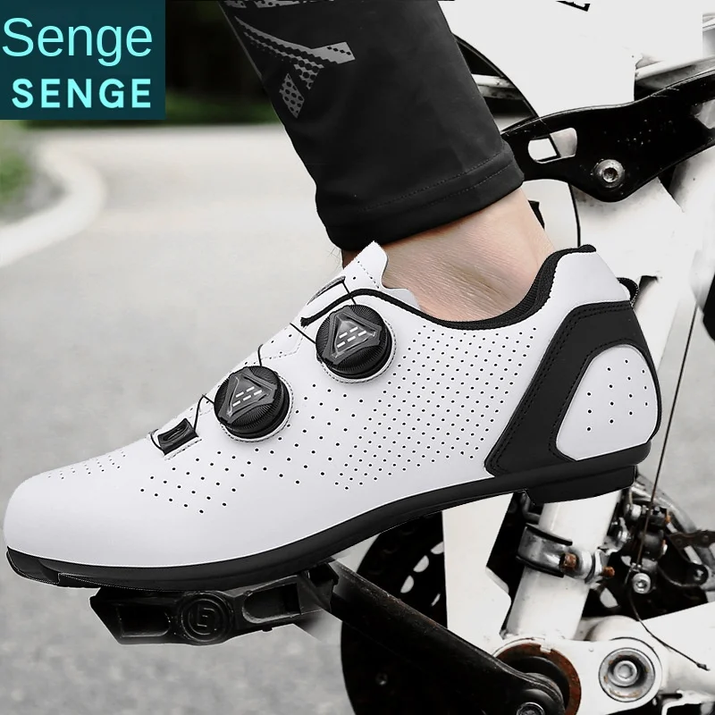 

Senge-Lock-Free Mountain Bike Shoes for Men, Professional Cycling Shoes, Road Bike Lock Shoes, Bicycle in Winter