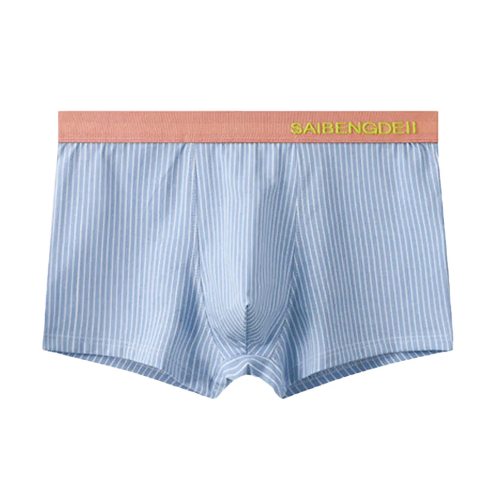 

Мужские дышащие боксеры с анатомическим карманом, классический стиль, эластичный пояс, модное нижнее белье, размеры M-2XL