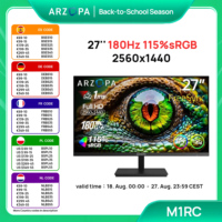 ARZOPA 27 inch 180Hz QHD 2560x1440 115% sRGB Monitor Fast IPS Computer PC Display FreeSync Gaming Monitor M1RC