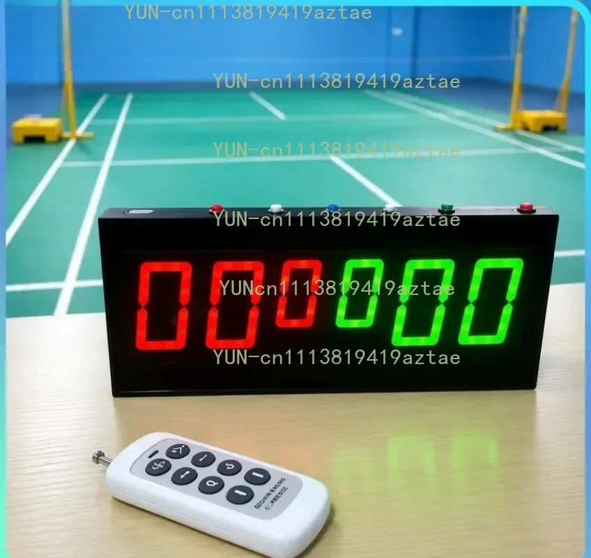 Electronic Table Tennis Score Counter Remote Control Badminton Scorer Indoor Sports Digital Display Professional Game 9.5x26cm