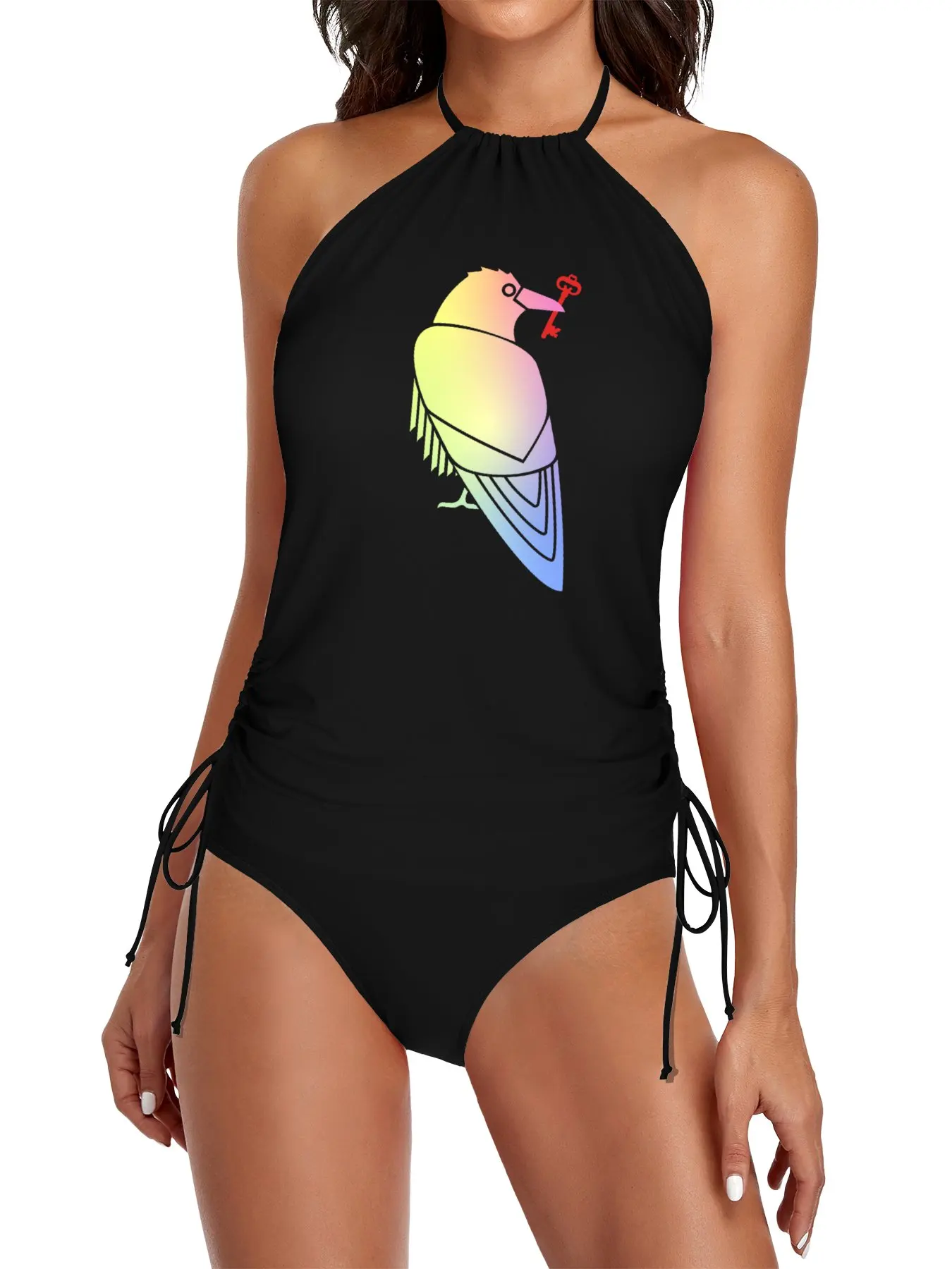 

SCI-HUB Raven Split Swimsuit Set Women beachwear Bikini women swimsuits for women women's swimsuit 2025