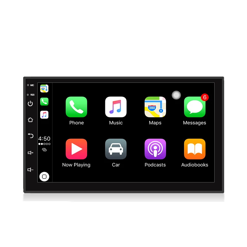 

CarPlay function 7 inch 1+16G 2 Din GPS navigation car accessories build in android IOS car MP5 radio stereo DVD player