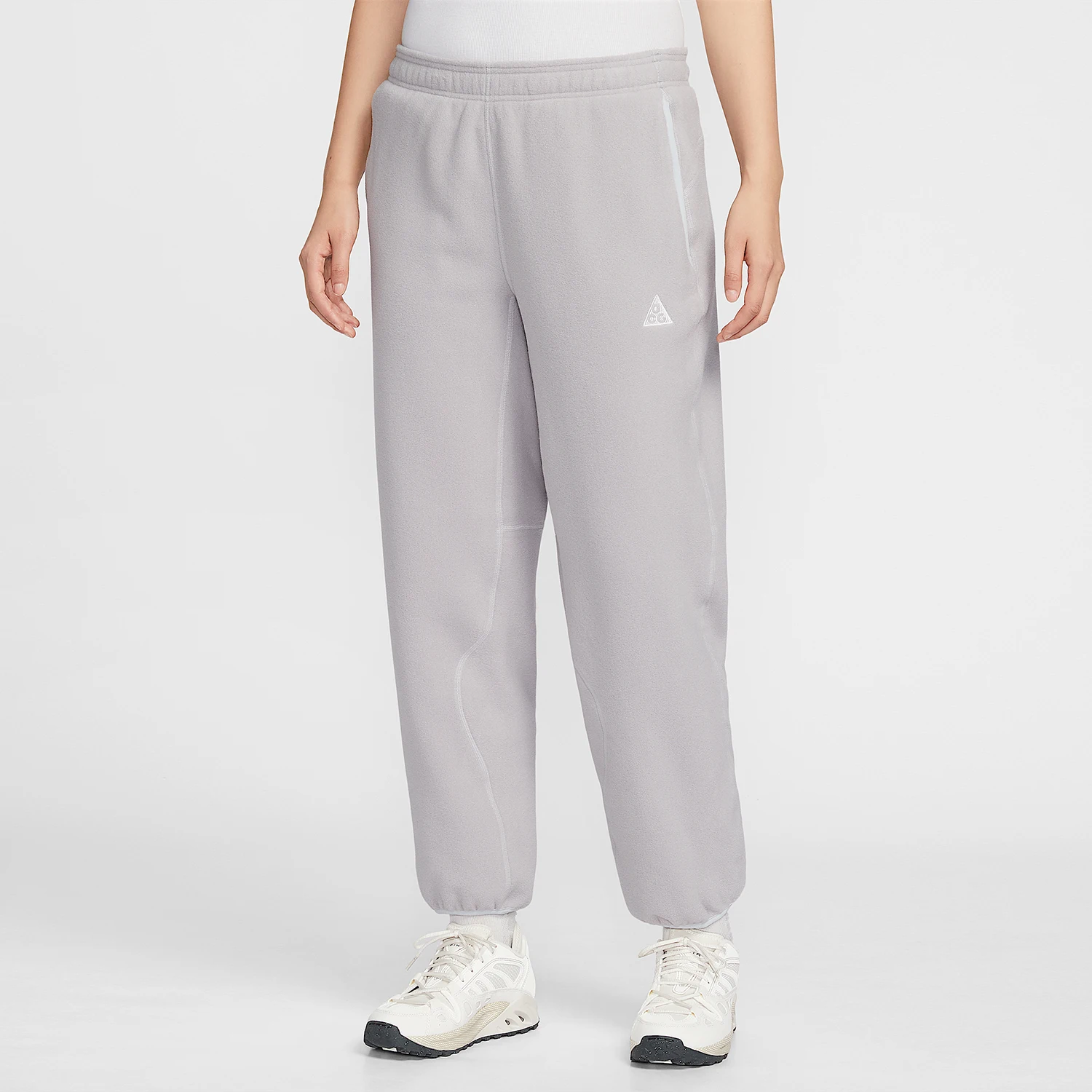 Nike genuine Womens Elastic Waist Embroidered Nine-tenths Pants HJ0242-009