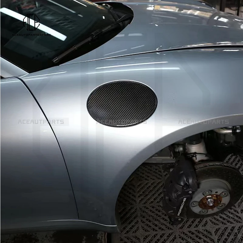 

Для Porsche 922, сменная крышка топливного бака из сухого углеродного волокна, кованый стиль