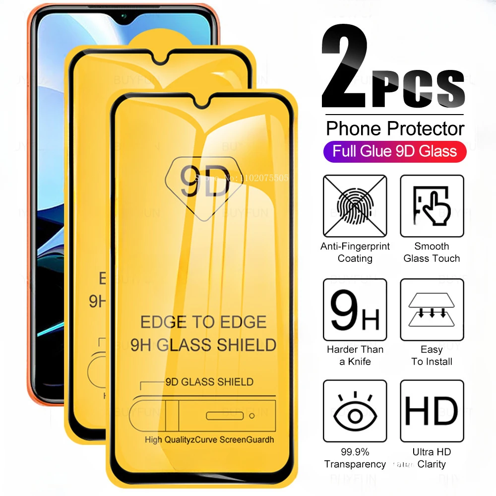 2PCS 9D Tempered Glass Screen Protector For OPPO Reno 7 5G 6 5 Lite 2 A Z 2Z 4 SE 6Z 5Z 5K 5F 5A 4F F7 F3 F9 Pro Full Cover Film