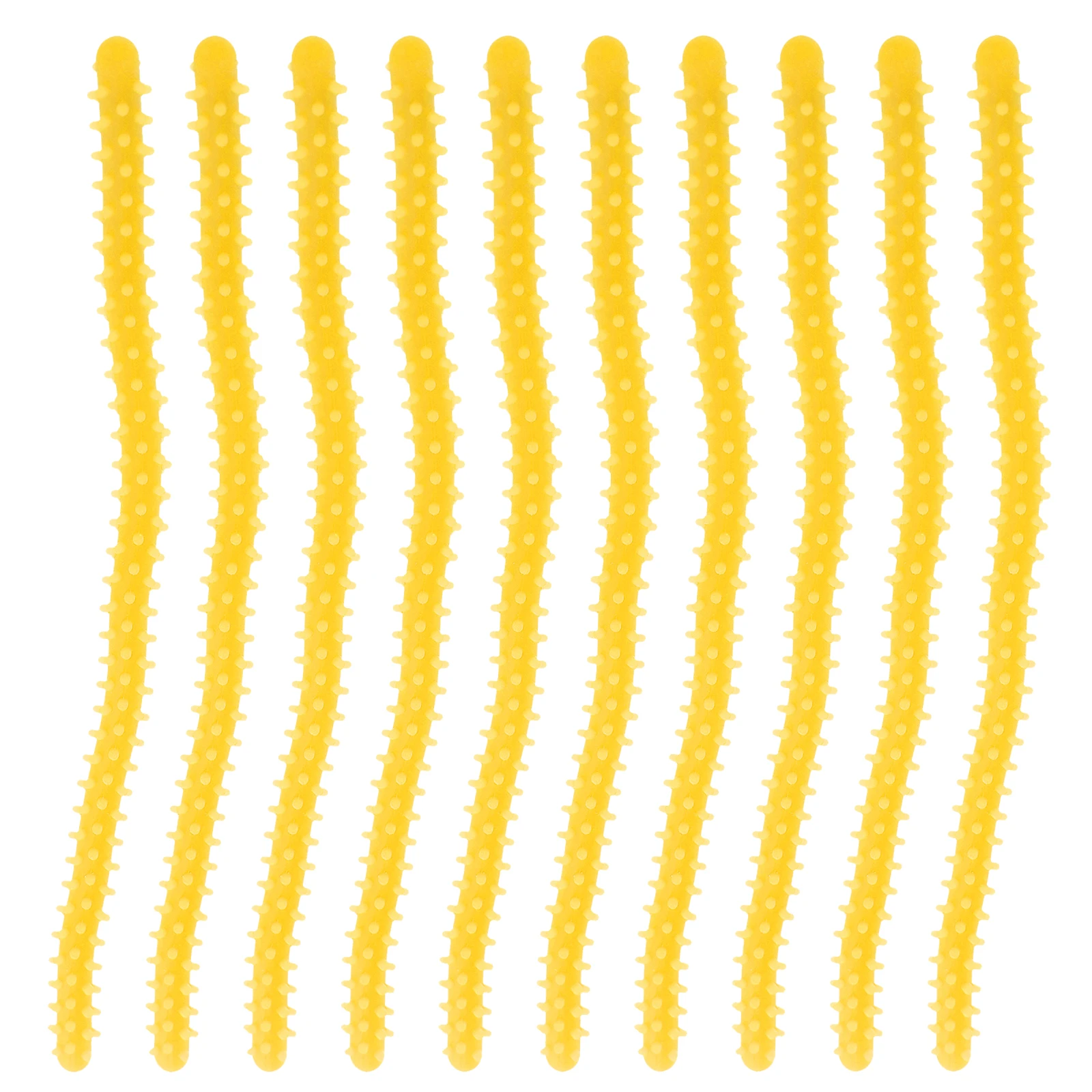 

10 Pcs Spiral Perm Rods Hair Curler Rollers Yellow Curling Fine Workmanship Excellent Performance Durable Spiral Perm Kit Women