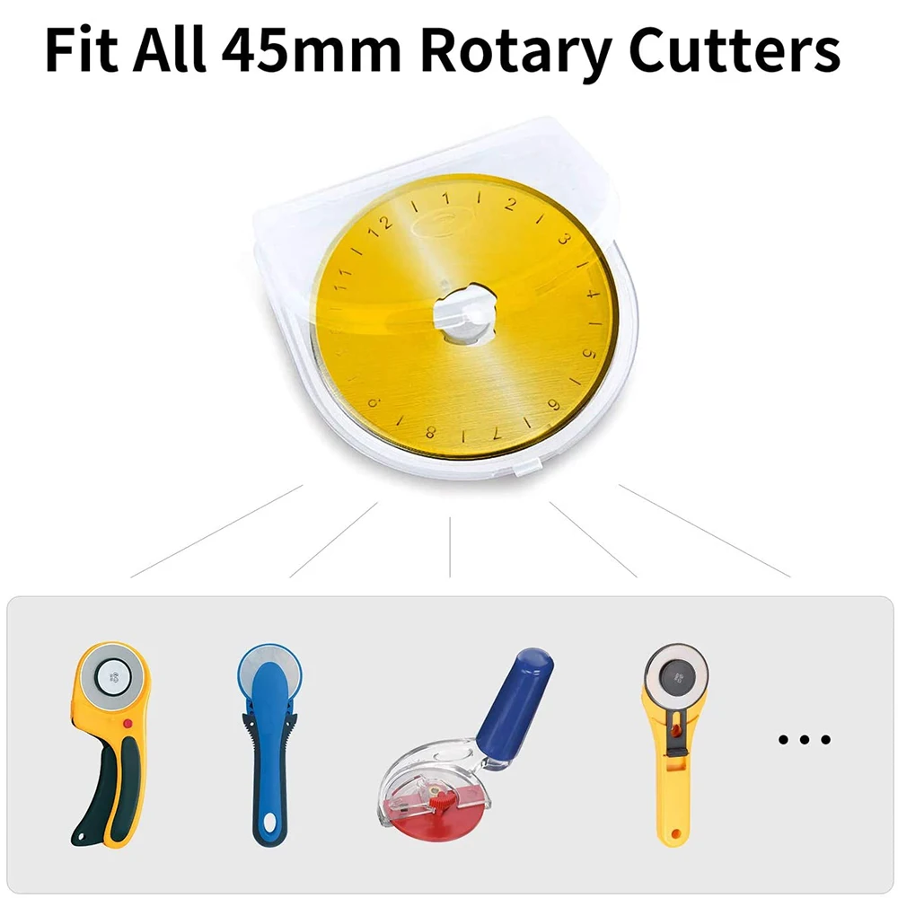 Titanium Rotary Cutter Blades Replacement for Sewing