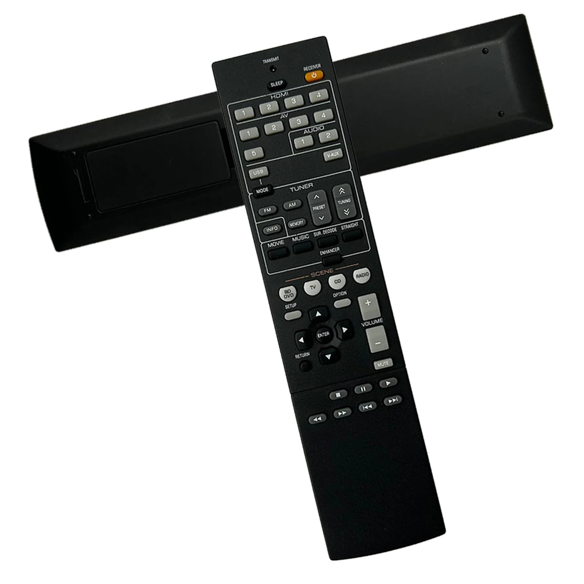 Replacement Remote Control Compatible For Yamaha AV Receiver RX-V373 RX-V375 HTR-3066 ZA11350