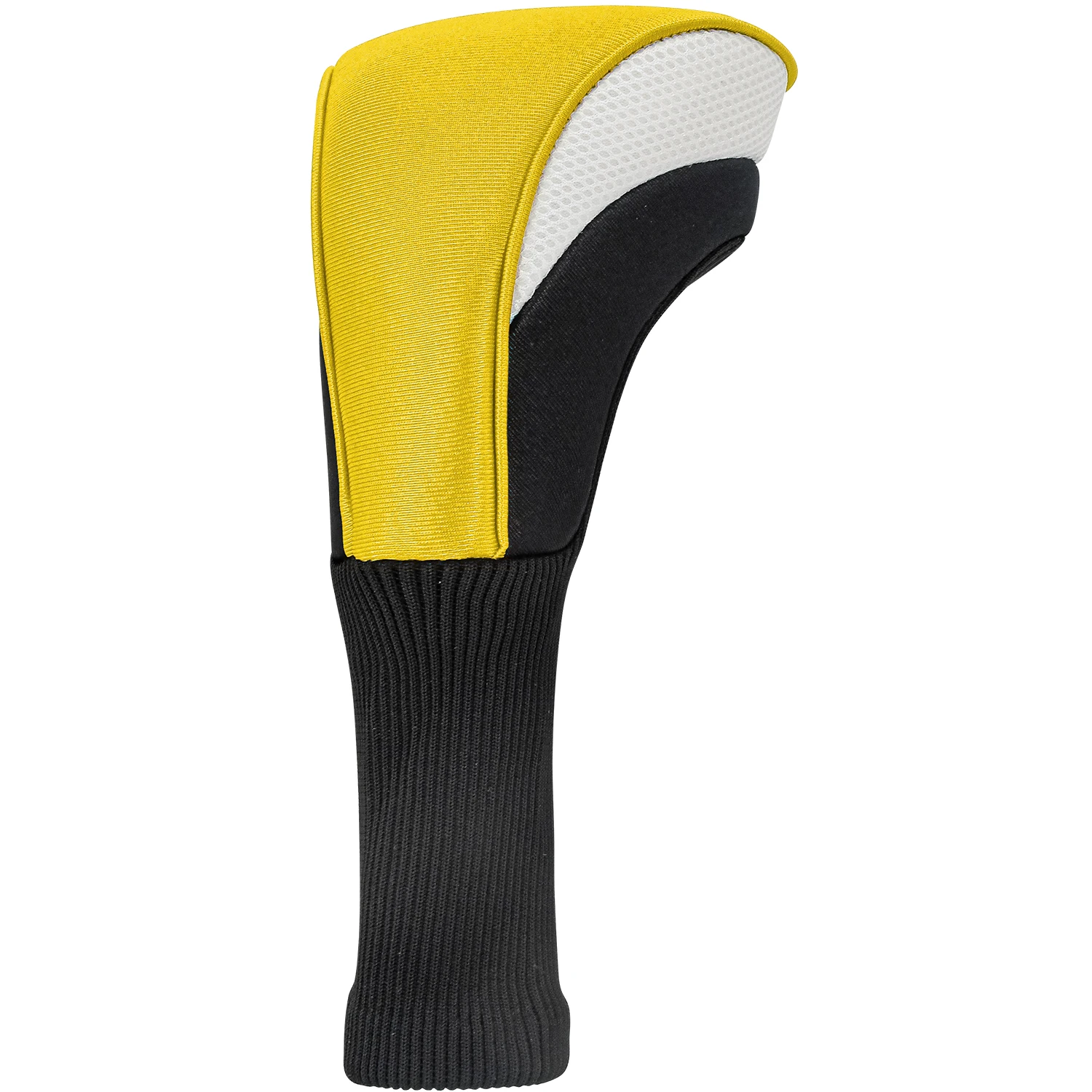 1PC/3PCS Golf Club Headcover, Yellow White Plain No Pattern, Driver & Fairway Wood Protective Cover, Golf Accessories