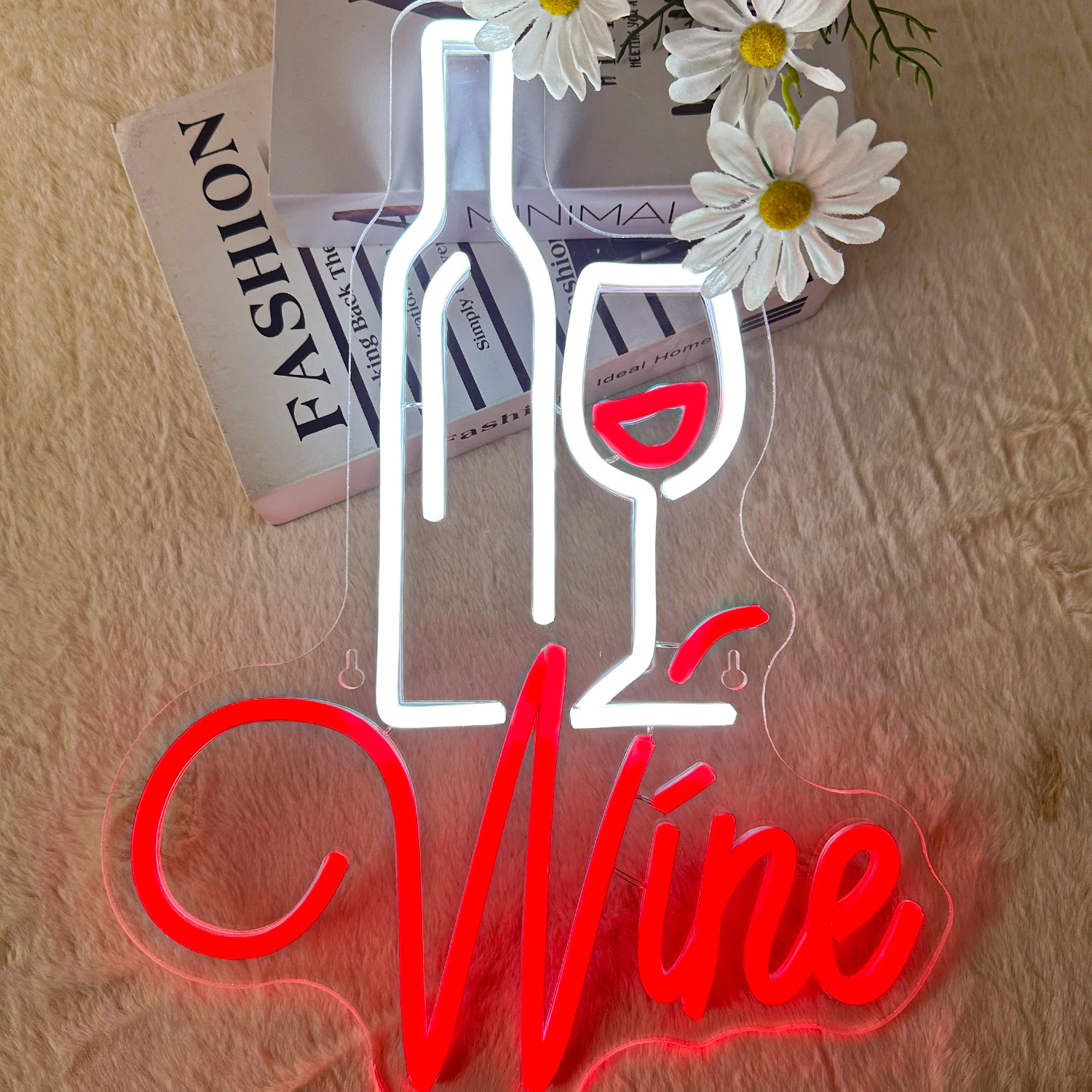 Wine glass Neon sign LED sig Wine neon Light lettering kitchen restaurant pub home club shop glowing sign Party Wall decoration