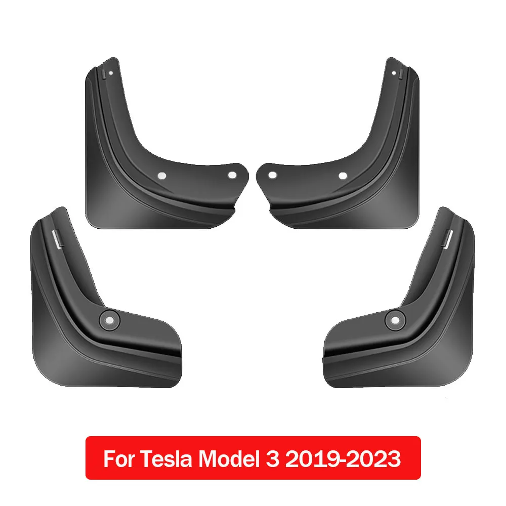 Voor Tesla Model Y Model 3 Highland 2026 Accessoires Spatlappen Blijf schoon Bescherm Verf Militaire kwaliteit Alle weersomstandigheden Spatschermen