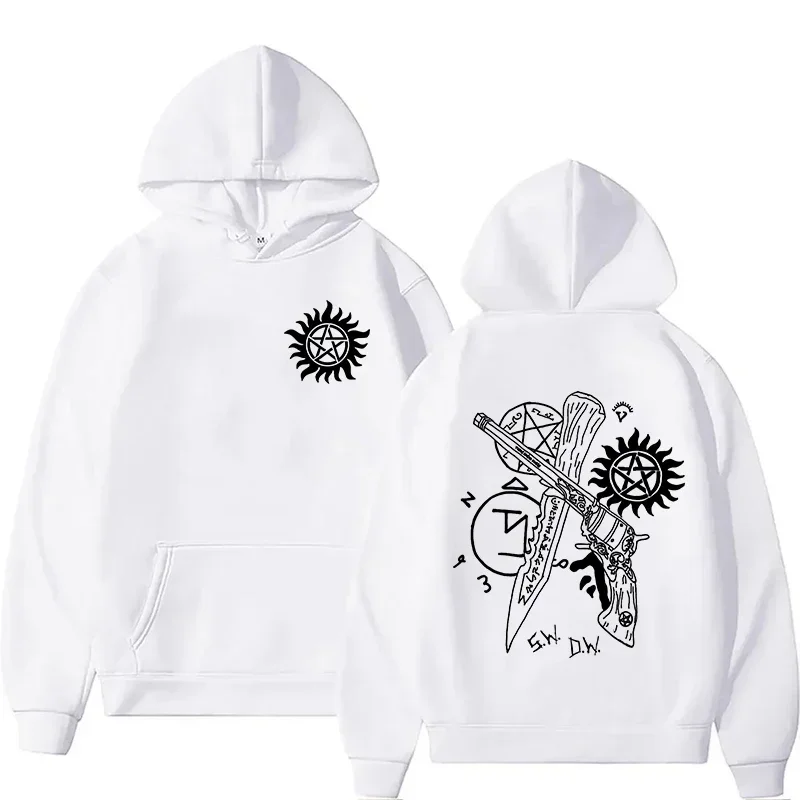 

Supernatural Print Hoodie Women Men Causal Fashion Harajuku Hip Hop Long Sleeve Pullover Autumn Winter Fleece Sweatshirt