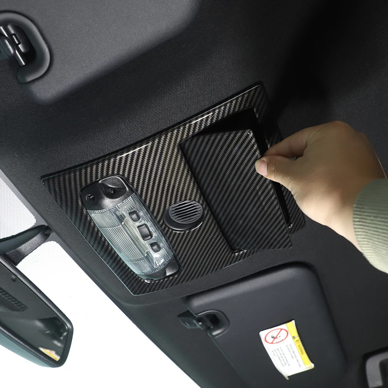 

ABS Carbon Fiber For Ford Ranger Wildtrak T6 T7 T8 2015-2021 Car Front Rear Reading Light Lamp Cover Trim Frame Sticker Parts