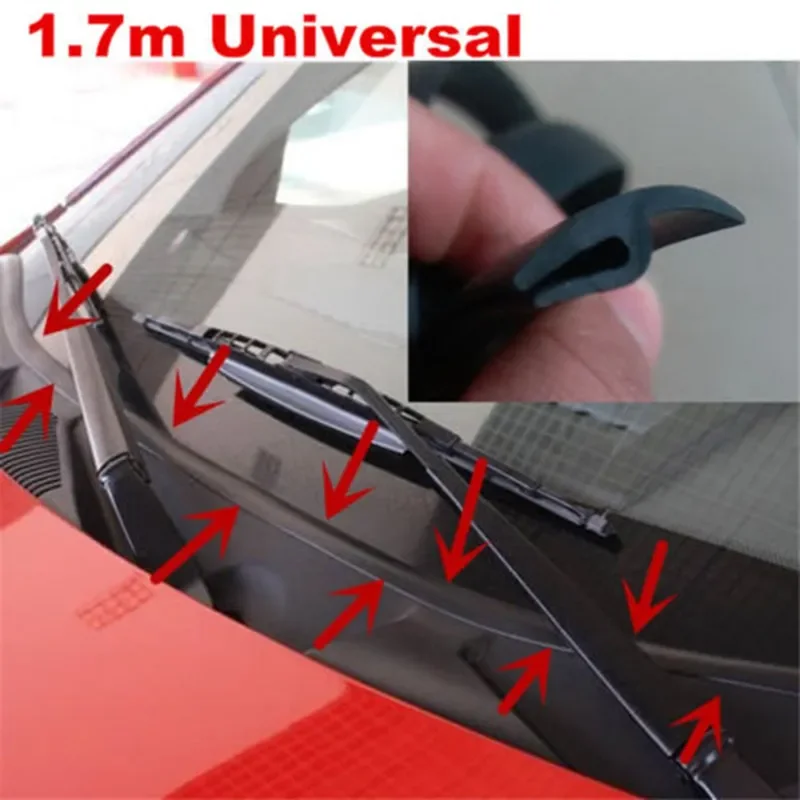 Car Windshield Panel Moulding Seal Strip Sticker For BMW E46 E90 E60 E39 E36 E30 E87 E34 E92 E91 Mini Cooper R50 R56 R60 F55 F56