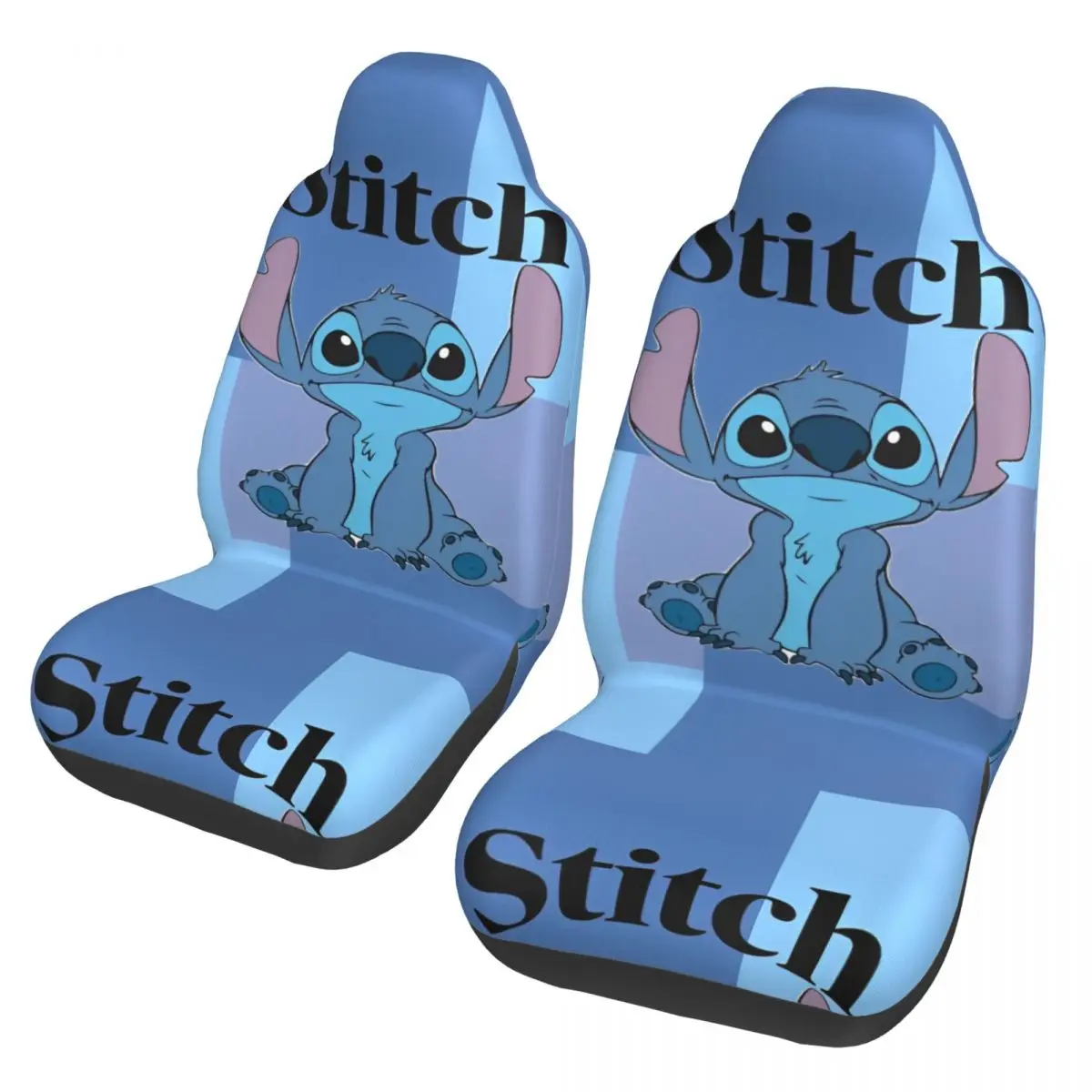 

Lion Stitch Kawaill Alien Car Seat Covers for Front Seats Interior Auto Truck Van SUV Cars Durable Cover Set of 2