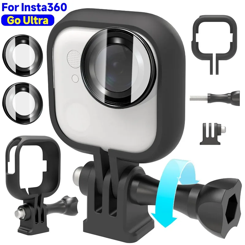 

Защитная рамка для Insta360 Go Ultra Ultra Ultra-HD, защитный чехол, кронштейн для Insta360 GO Ultra с резьбой 1/4
