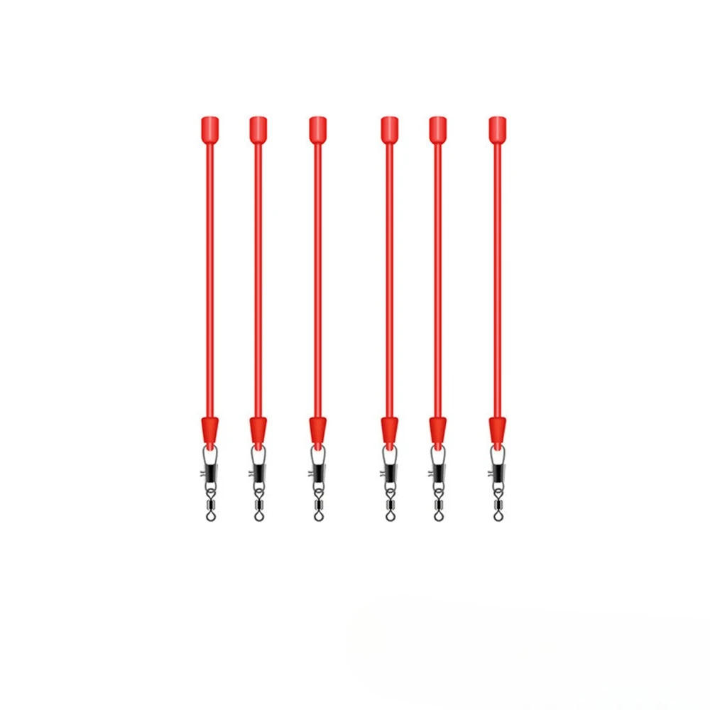 

6pcs Fishing Float Bobber Connecting Line S/M/L Size Quick Change Red Stoppers Connect Tool Sea Fish Tackle Tool Accessories