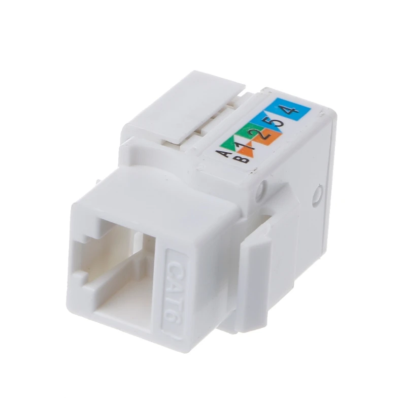 CAT6 Keystone 6 UTP Module RJ45 Connector Information Socket Computer Outlet Cable Adapter AMP Dropshipping