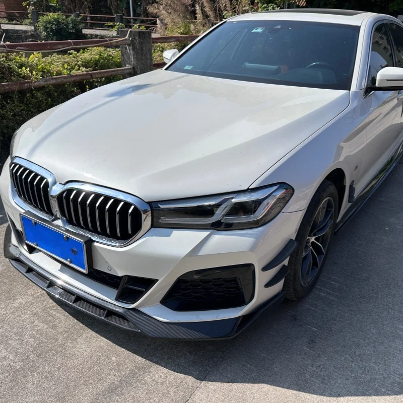 

New Design Front Lip Rear Diffuser Rear Spoiler Side Skirt Car Kit for BMW 5 Series Upgraded AD Style Dry Carbon Fiber Body Kit