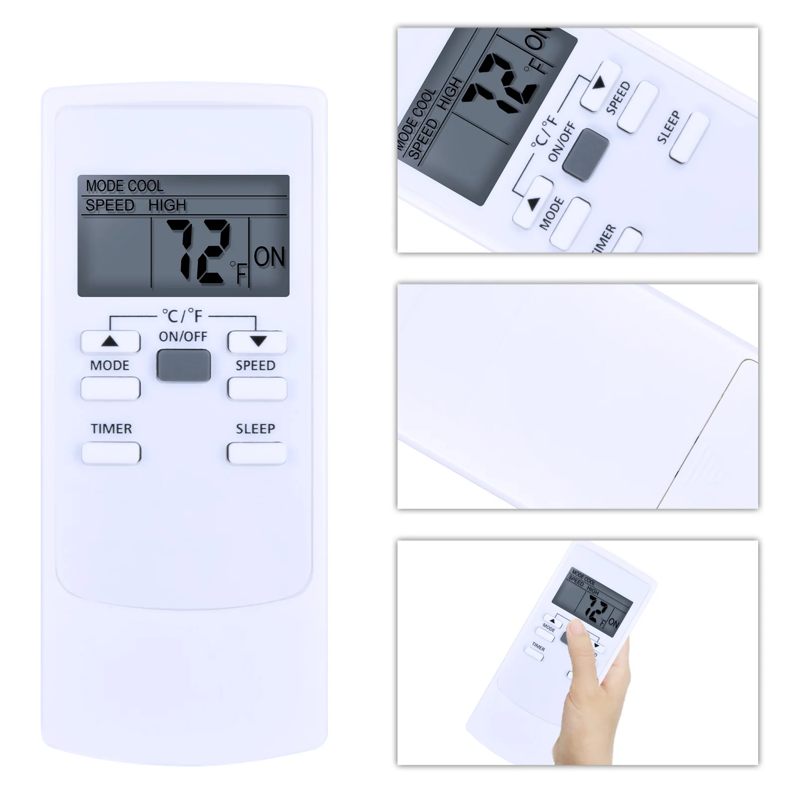Novo controle remoto YK-H/522E para ar condicionado Honeywell HL Series HL10CESWK