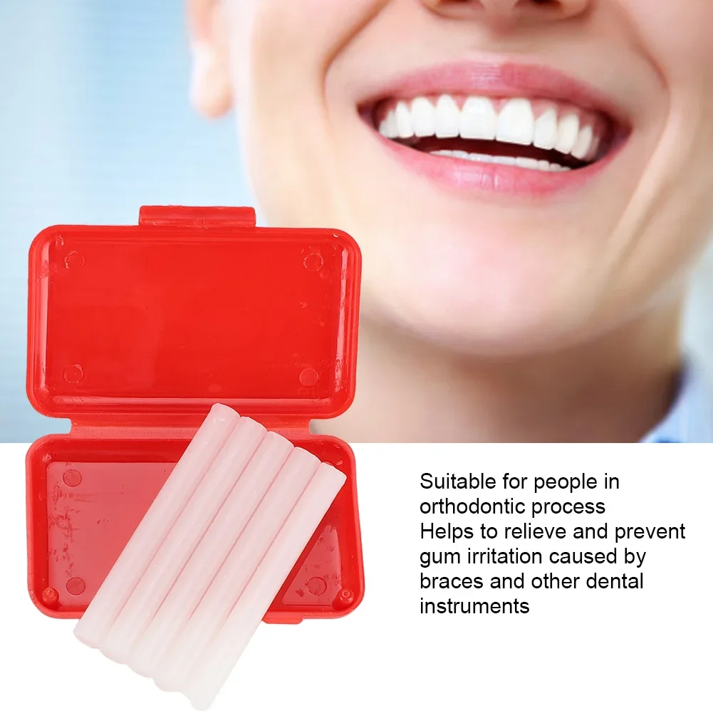 10 Box Orthodontic Protective Wax Gum Fruit Scent Protective Dental Wax Relieve Gum Irritation Braces Anti Wear Mouth Tools