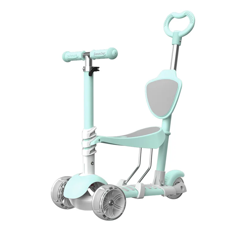 Scooter per bambini 3 ruote possono sedersi su un'auto altalena bambino 2-4 anni Scooter bambino cinque in uno Flash Wheel Twist Car